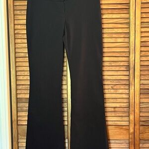 Bisou Bisou Black Boot Cut Flare Pants Retro Chic